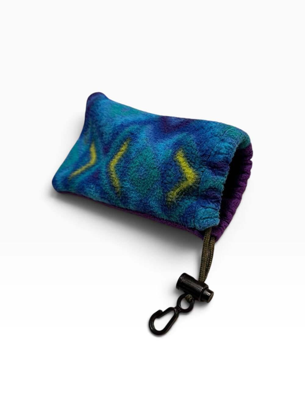 Smith Optics Fleece Sunglasses Bag Blue Purple Drawstring